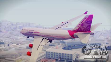 Boeing 747-437 Air India Tanjore Old Skin para GTA San Andreas