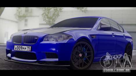 BMW M5 F10 Top Service MSK para GTA San Andreas