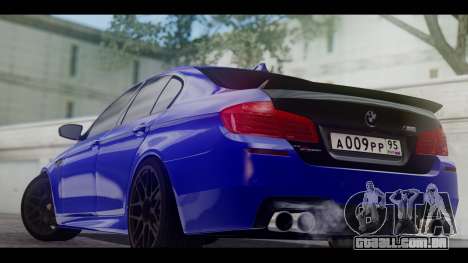 BMW M5 F10 Top Service MSK para GTA San Andreas