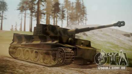 Panzerkampfwagen VI Tiger Ausf. H1 No Interior para GTA San Andreas