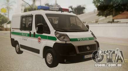 Fiat Ducato Lithuanian Police para GTA San Andreas