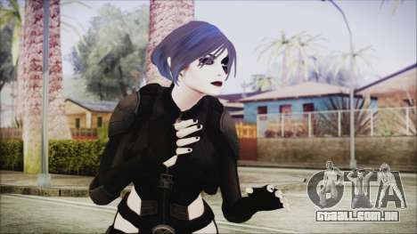 Black Hair Domino from Deadpool para GTA San Andreas