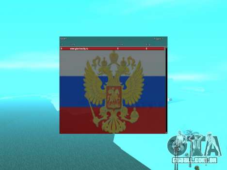 SampGui Bandeira da Rússia com brasão de armas para GTA San Andreas