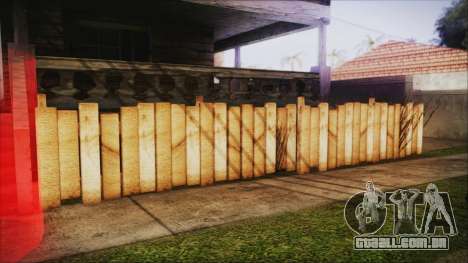 Wooden Fences HQ 1.2 para GTA San Andreas