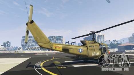 Bell UH-1D Iroquois Huey Gunship para GTA 5