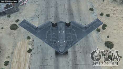 B-2A Spirit Stealth Bomber para GTA 5