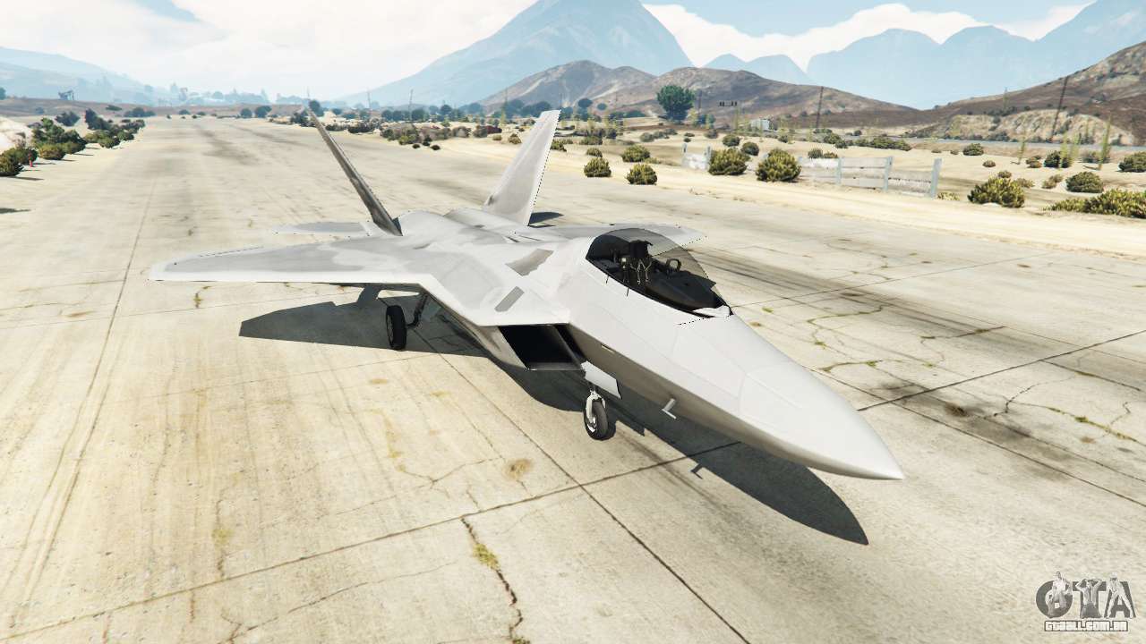 JoBuilt P-996 LAZER GTA 5 - screenshots, descrição e especificações do avião