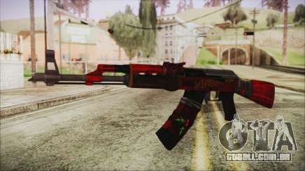 Xmas AK-47 para GTA San Andreas