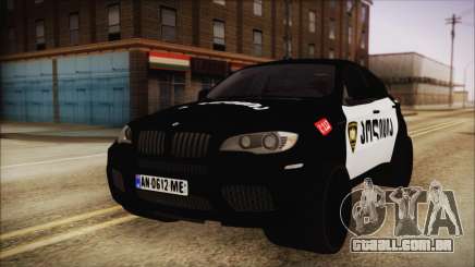 BMW X6 Georgia Police para GTA San Andreas