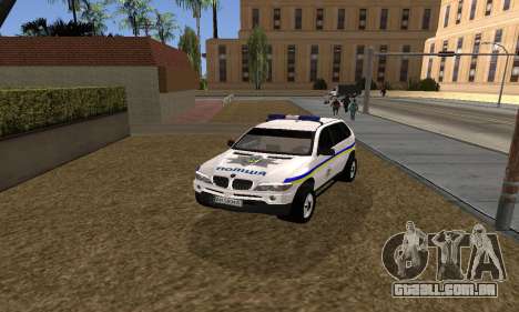 BMW X5 Ukranian Police para GTA San Andreas