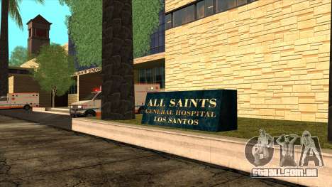 LSPD, All Saints Hospital & Skyscrapers 2016 para GTA San Andreas