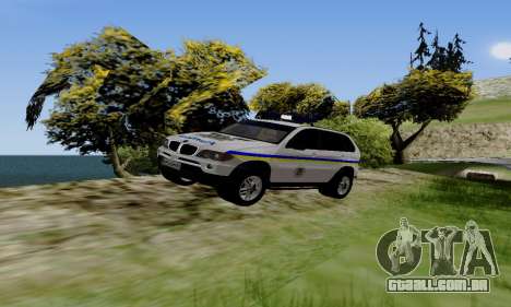 BMW X5 Ukranian Police para GTA San Andreas