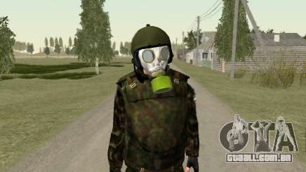 Os soldados russos na máscara de gás para GTA San Andreas