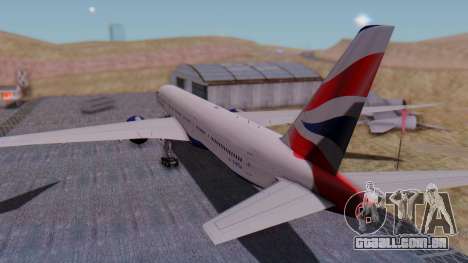 Boeing 777-9x British Airways para GTA San Andreas