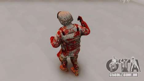 Zombie Military Skin para GTA San Andreas