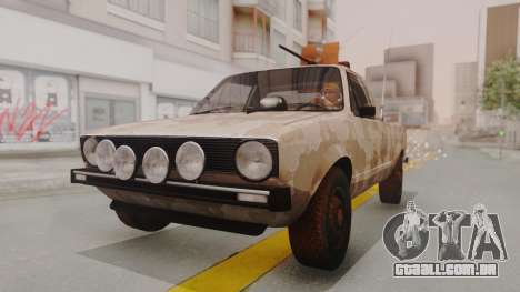 Volkswagen Caddy Military Vehicle para GTA San Andreas