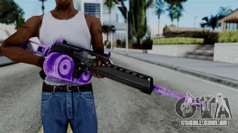 Purple M4 para GTA San Andreas