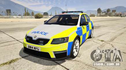 2014 Police Skoda Octavia VRS Hatchback para GTA 5