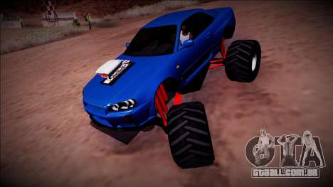 Nissan Skyline R34 Monster Truck para GTA San Andreas