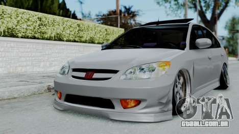 Honda Civic 2002 Model Vtec1 para GTA San Andreas