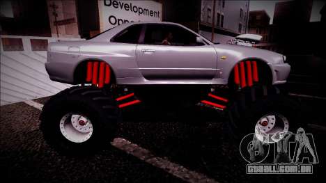 Nissan Skyline R34 Monster Truck para GTA San Andreas