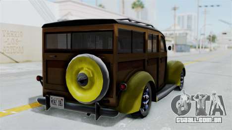 Ford V-8 De Luxe Station Wagon 1937 Mafia2 v2 para GTA San Andreas