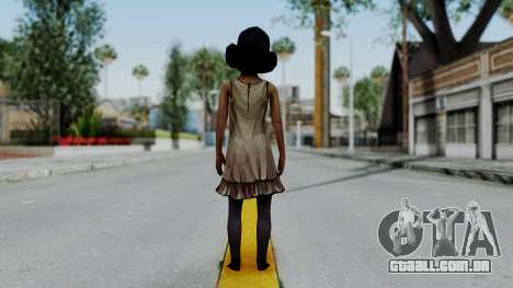Clementine from The Walking Dead para GTA San Andreas