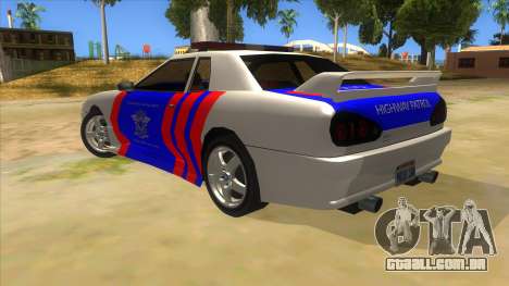 Elegy NR32 Police Edition White Highway para GTA San Andreas