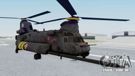MH-47 Umbrella U.S.S para GTA San Andreas