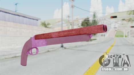 Double Barrel Shotgun Pink Tint (Lowriders CC) para GTA San Andreas