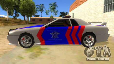 Elegy NR32 Police Edition White Highway para GTA San Andreas