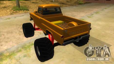 1958 Chevrolet Apache Monster Truck para GTA San Andreas