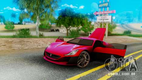 Rimac Concept One para GTA San Andreas