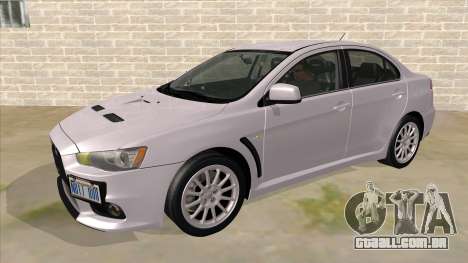 Mitsubishi Lancer Evolution X Tunable para GTA San Andreas