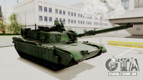 M1A2 Abrams Woodland Croatian para GTA San Andreas