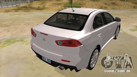 Mitsubishi Lancer Evolution X Tunable para GTA San Andreas