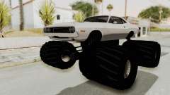 Dodge Challenger 1970 Monster Truck para GTA San Andreas