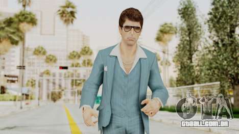 Scarface Tony Montana Suit v3 with Glasses para GTA San Andreas