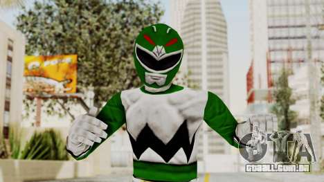 Power Rangers Lost Galaxy - Green para GTA San Andreas