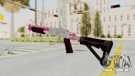 GTA 5 Pump Shotgun Pink para GTA San Andreas