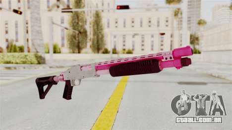 GTA 5 Pump Shotgun Pink para GTA San Andreas