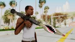 GTA 5 Rocket Launcher Shark mouth para GTA San Andreas
