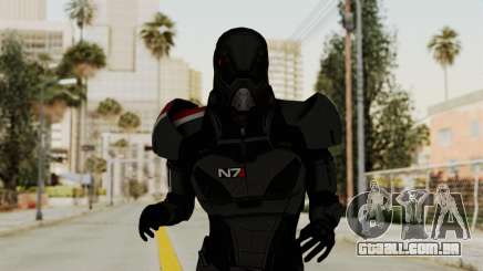 ME2 Shepard Default N7 Armor with Death Mask para GTA San Andreas