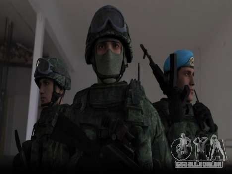 Modern Russian Soldiers pack para GTA San Andreas