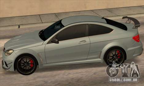 Mercedes-Benz C63 AMG Black-series para GTA San Andreas