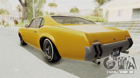 GTA 5 Declasse Sabre GT2 A IVF para GTA San Andreas