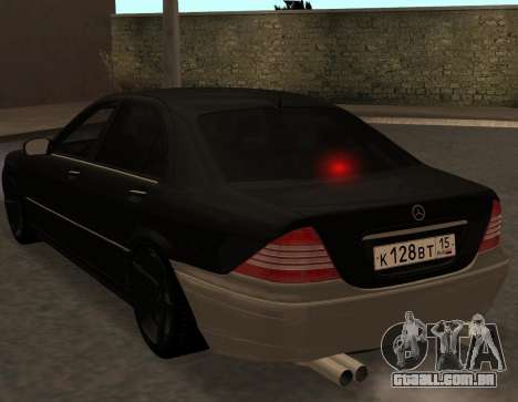 Mercedes S600 W220 JoRick Revazov para GTA San Andreas