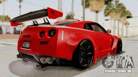 Nissan GT-R R35 Liberty Walk LB Performance v2 para GTA San Andreas