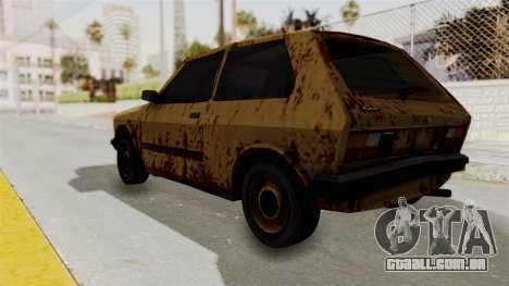 Zastava Yugo Koral 55 Rusty para GTA San Andreas