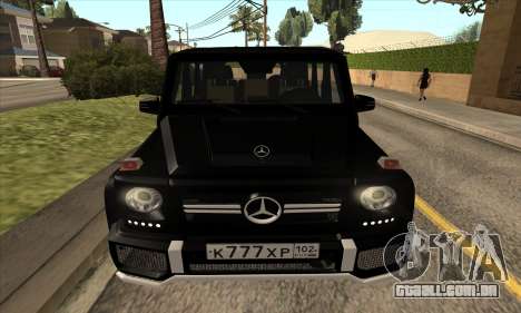 Mercedes G63 Biturbo para GTA San Andreas